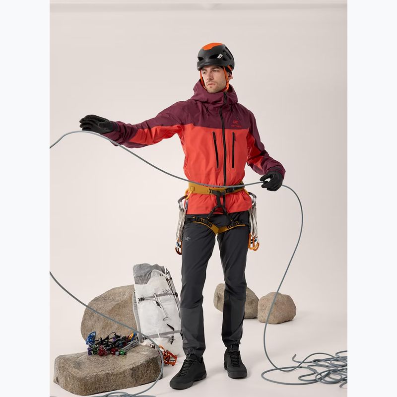 Pánská nepromokavá bunda Arcteryx Alpha mars/dynasty 10