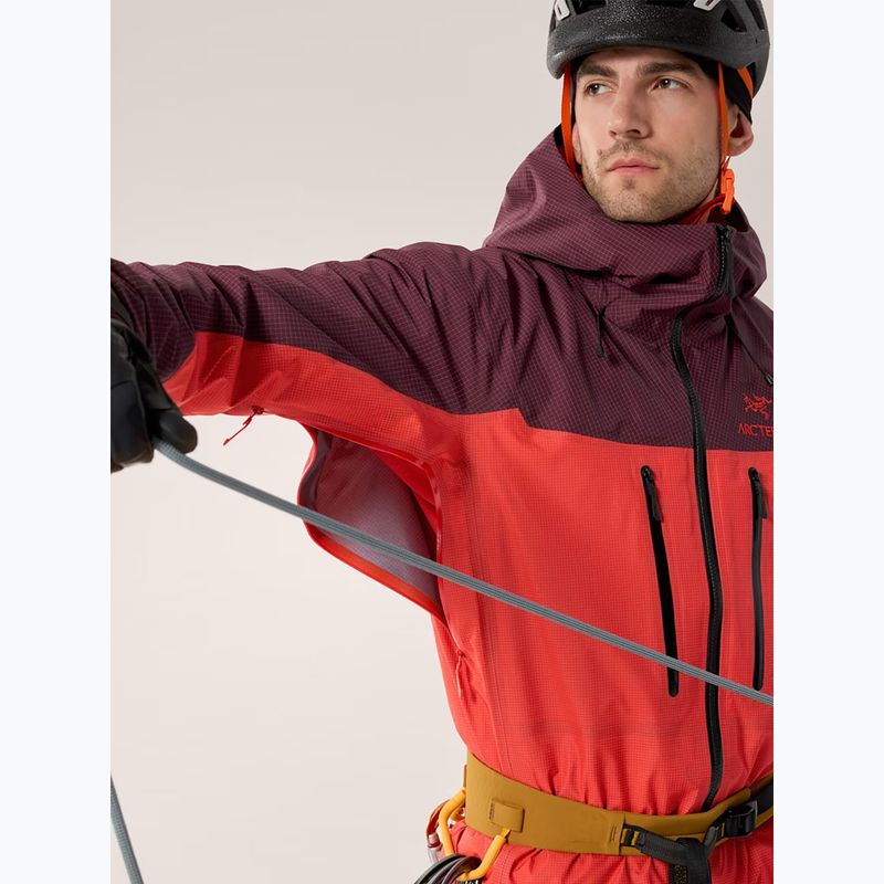 Pánská nepromokavá bunda Arcteryx Alpha mars/dynasty 11