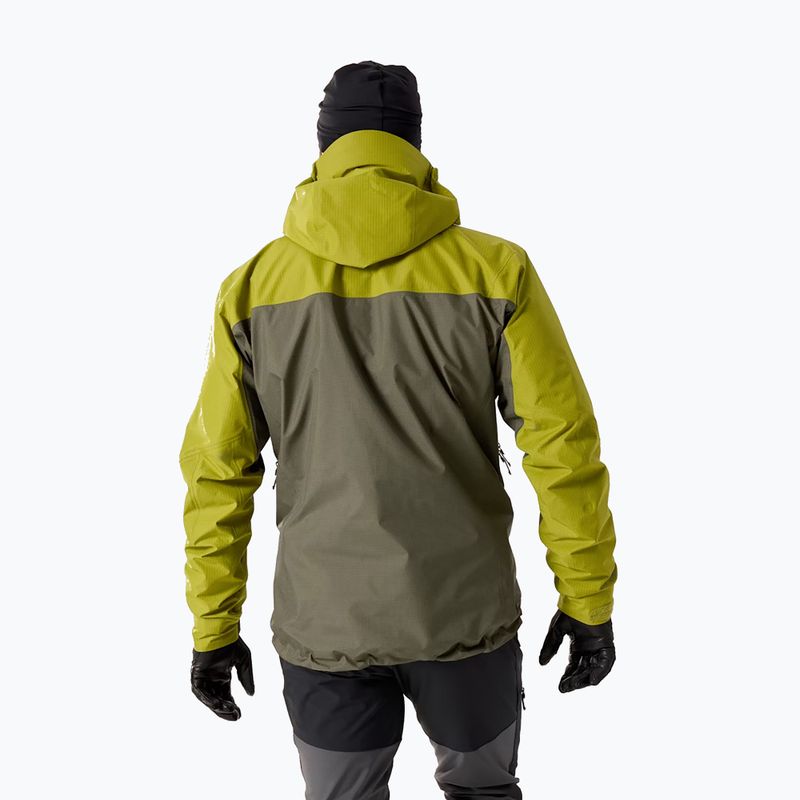Pánská nepromokavá bunda Arcteryx Alpha olive moss/tatsu 3