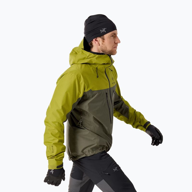 Pánská nepromokavá bunda Arcteryx Alpha olive moss/tatsu 4