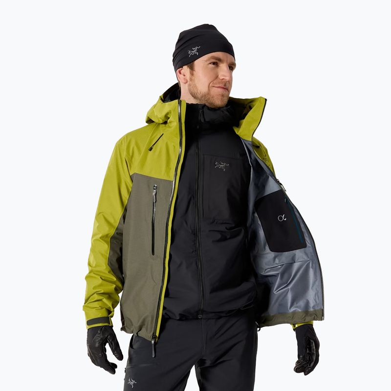 Pánská nepromokavá bunda Arcteryx Alpha olive moss/tatsu 6
