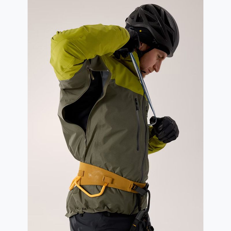 Pánská nepromokavá bunda Arc'teryx Alpha olive moss/tatsu 11