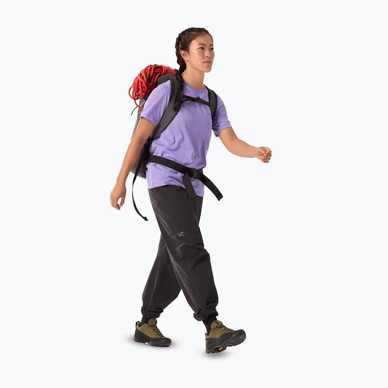 Dámské tričko Arc'teryx Kragg Sl Cotton Emblem Crew aster 2