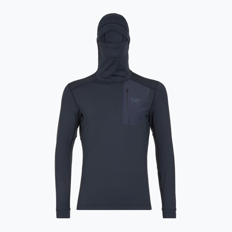 Pánská turistická mikina Arc'teryx Rho LT Hoody Black Sapphire II 4