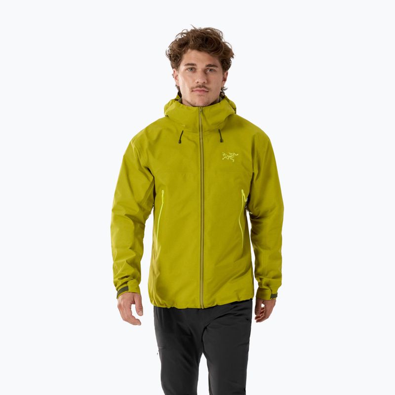 Pánská nepromokavá bunda Arc'teryx Beta SL olive moss/euphoria