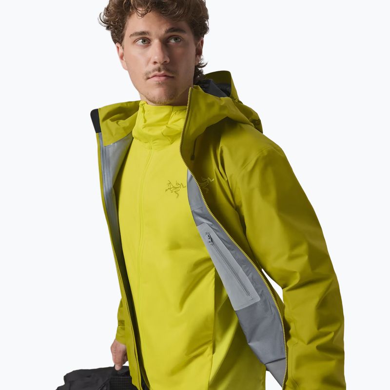 Pánská nepromokavá bunda Arc'teryx Beta SL olive moss/euphoria 4