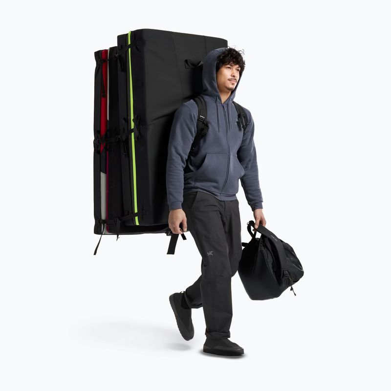 Pánská trekingová fleecová mikina Arc'teryx Emblem Fleece Full-Zip Hoody dark stratus 2