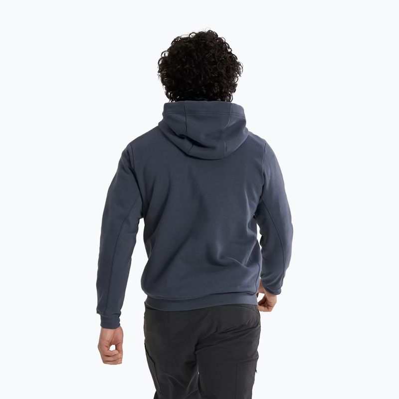 Pánská trekingová fleecová mikina Arc'teryx Emblem Fleece Full-Zip Hoody dark stratus 3