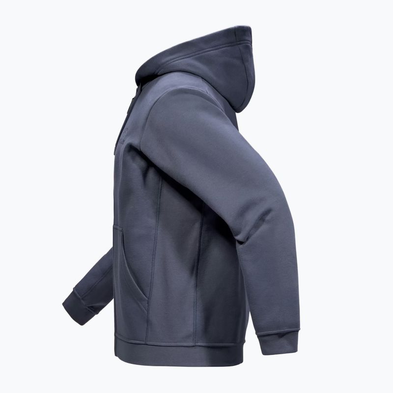 Pánská trekingová fleecová mikina Arc'teryx Emblem Fleece Full-Zip Hoody dark stratus 7