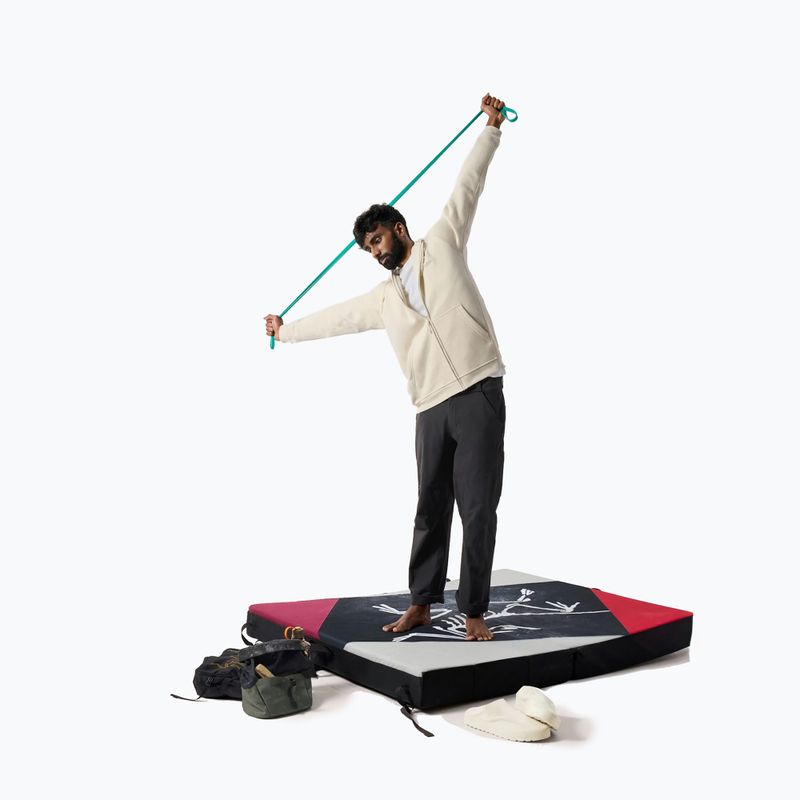 Pánská trekingová fleecová mikina Arc'teryx Emblem Fleece Full-Zip Hoody sea salt 2