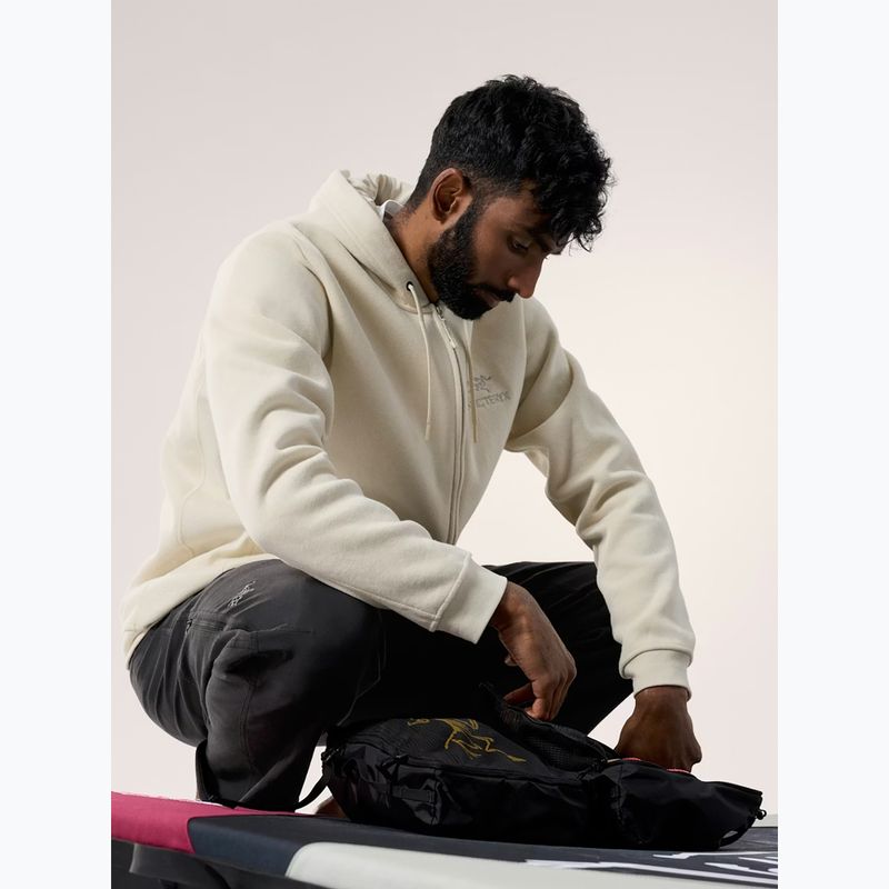 Pánská trekingová fleecová mikina Arc'teryx Emblem Fleece Full-Zip Hoody sea salt 6