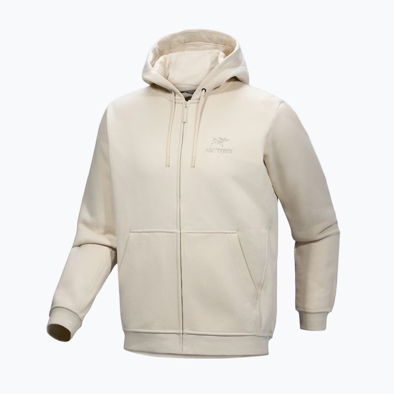 Pánská trekingová fleecová mikina Arc'teryx Emblem Fleece Full-Zip Hoody sea salt 7
