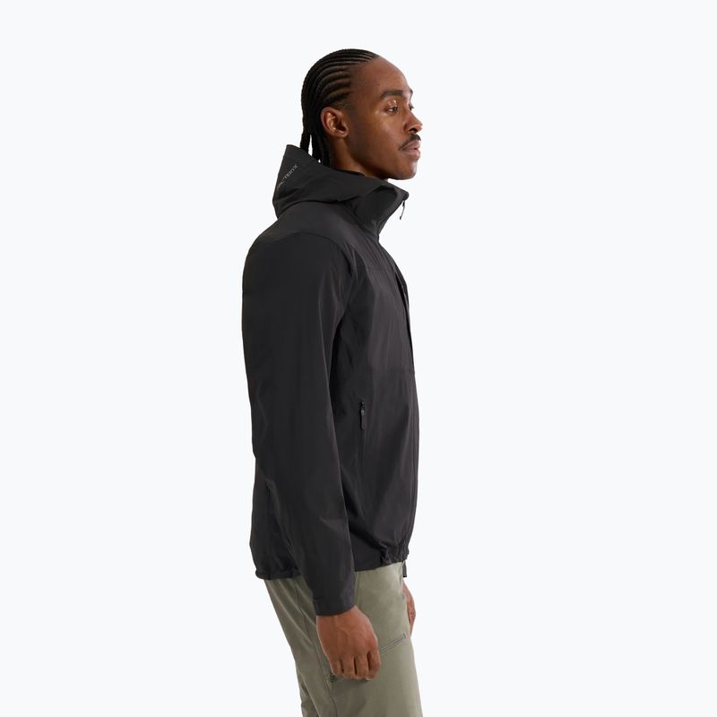Pánská softshellová bunda Arcteryx Gamma Lightweight Hoody black 4