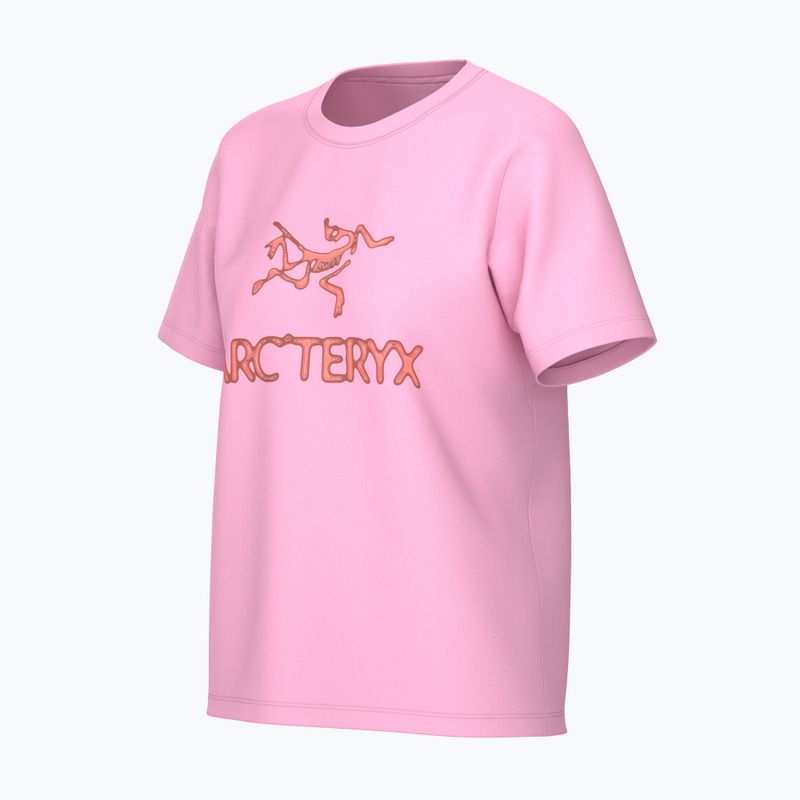 Dámské tričko Arcteryx Kragg SL Cotton Heatmap Crew pineberry 3