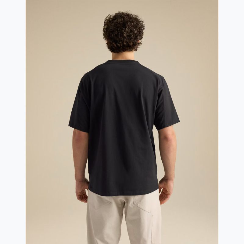 Pánské tričko na lezení Arcteryx Kragg Cotton Emblem Crew SS black 3