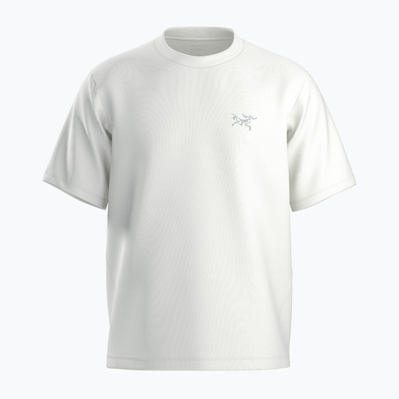 Pánské tričko na lezení Arcteryx Kragg Cotton Emblem Crew SS white light 8