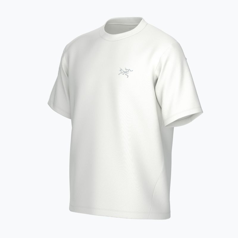 Pánské tričko na lezení Arcteryx Kragg Cotton Emblem Crew SS white light 10