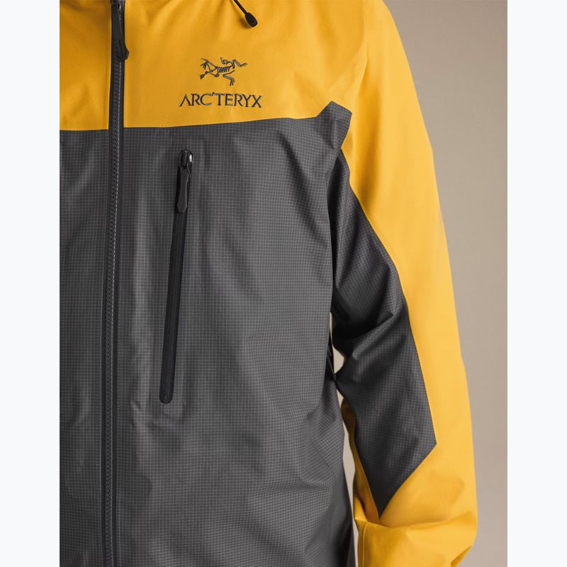 Pánská softshellová bunda Arcteryx Alpha larch/dk grey 7