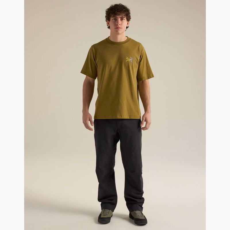 Pánské tričko na lezení Arcteryx Kragg Cotton Logo SS bracken 2