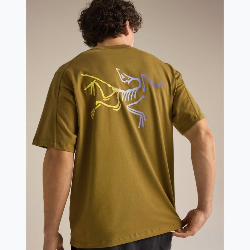 Pánské tričko na lezení Arcteryx Kragg Cotton Logo SS bracken 6