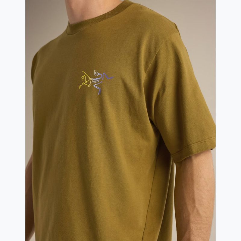 Pánské tričko na lezení Arcteryx Kragg Cotton Logo SS bracken 7