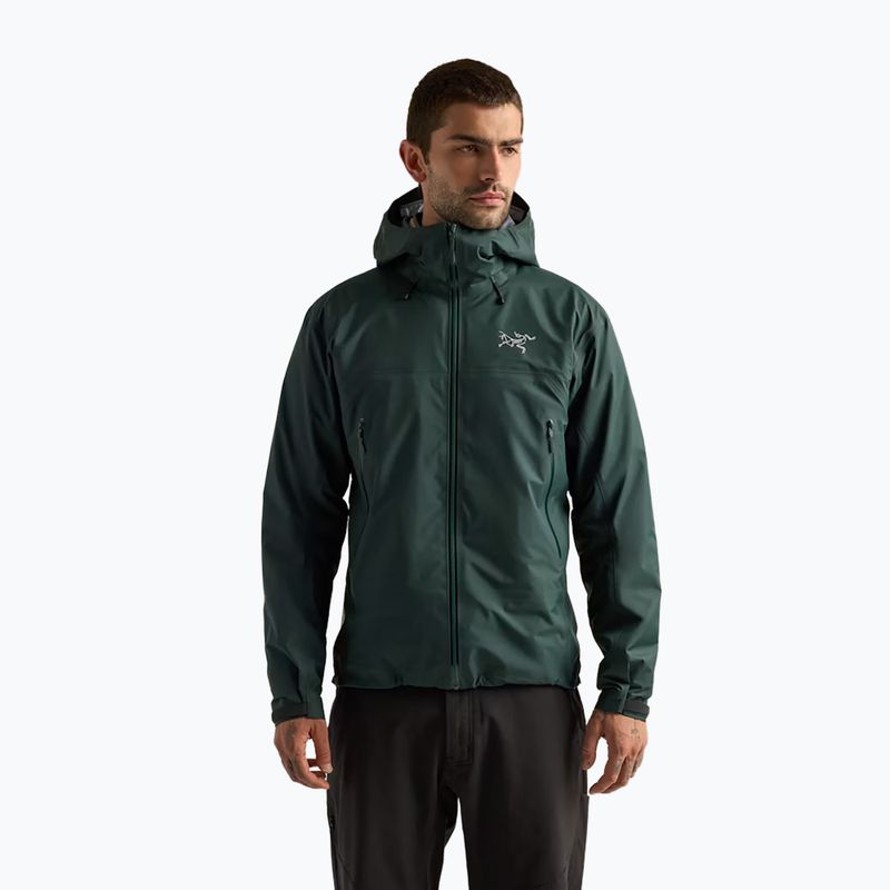 Pánská softshellová bunda Arcteryx Beta SL dark jade