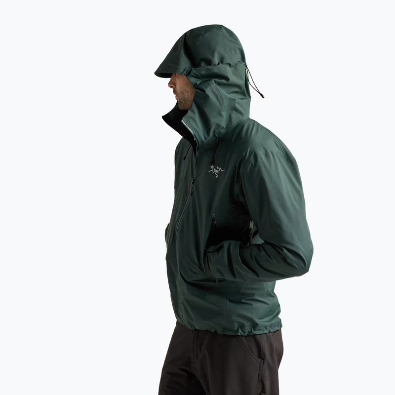 Pánská softshellová bunda Arcteryx Beta SL dark jade 5
