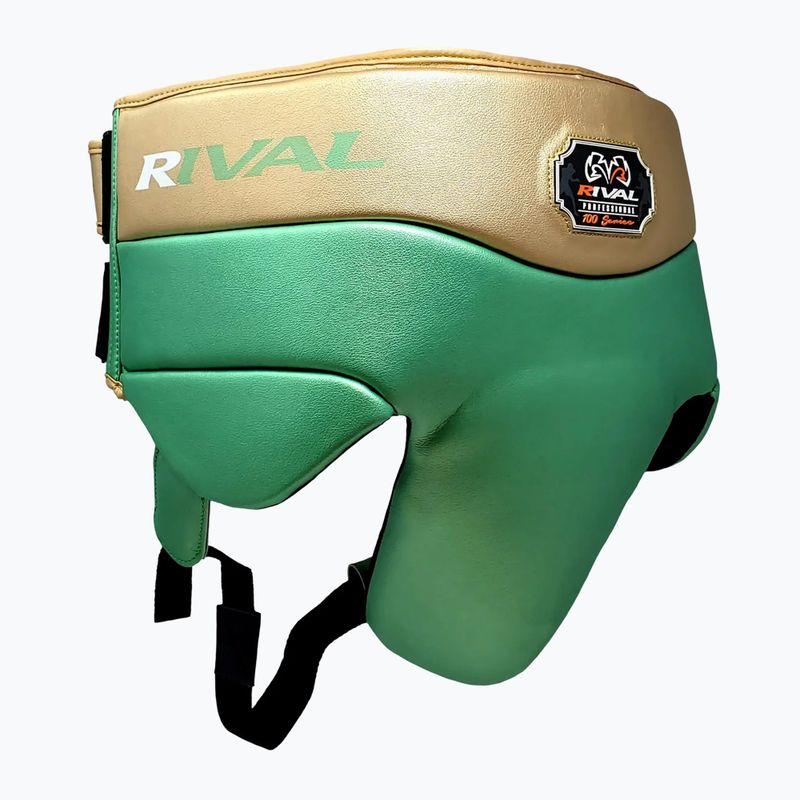 Chránič rozkroku Rival RNFL100 Professional Protector green/gold 2