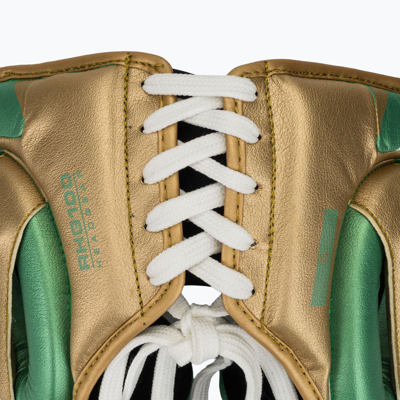 Boxerská helma Rival RHG100 Professional Headgear green/gold 5