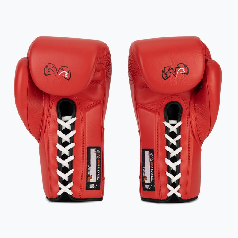 Boxerské rukavice Rival RFX-Guerrero Sparring-HDE-F červené 3