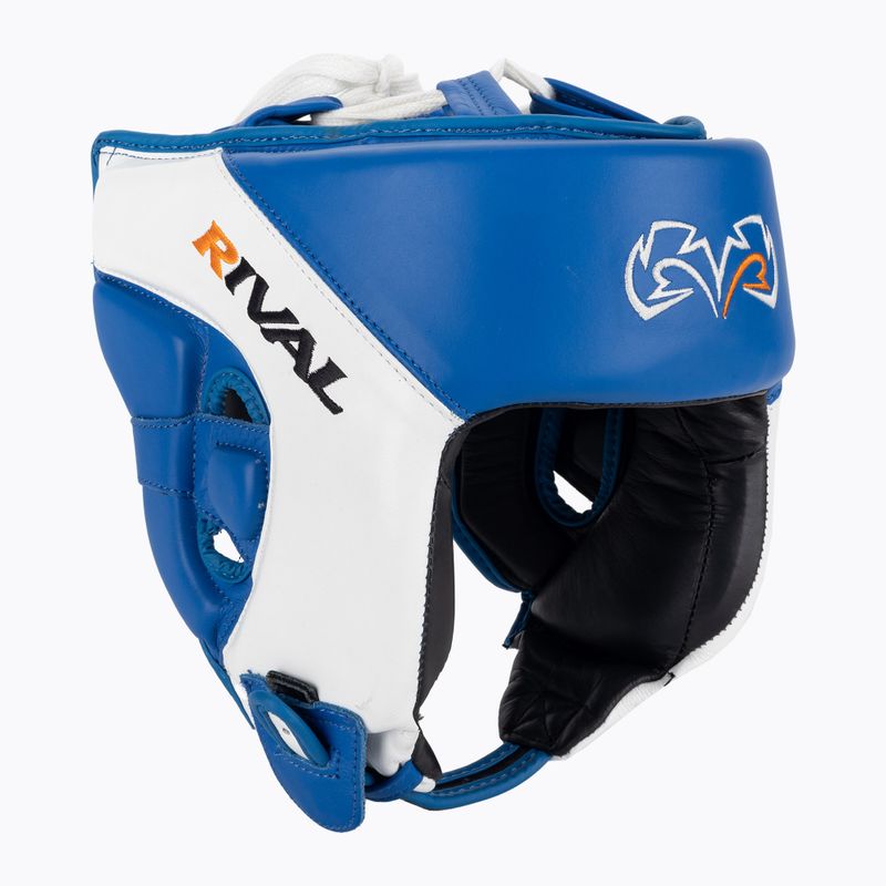 Boxerská helma Rival Amateur Competition Headgear blue/white