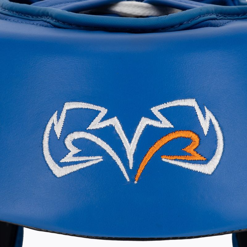 Boxerská helma Rival Amateur Competition Headgear blue/white 4