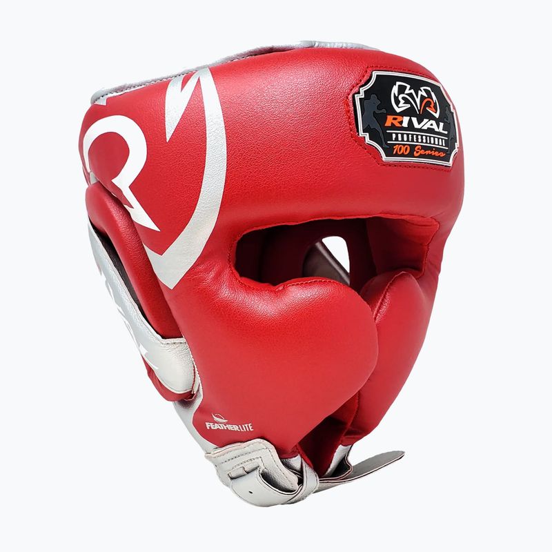 Boxerská helma Rival RHG100 Professional Headgear red/silver 2