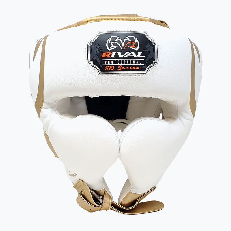 Boxerská přilba Rival RHG100 Professional Headgear white/gold 2