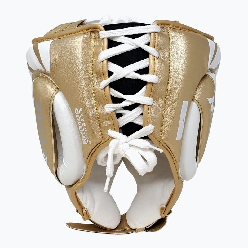 Boxerská přilba Rival RHG100 Professional Headgear white/gold 3