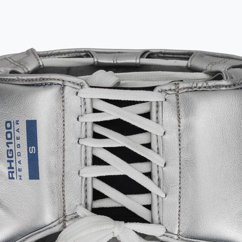 Boxerská helma Rival RHG100 Professional Headgear blue/silver 5