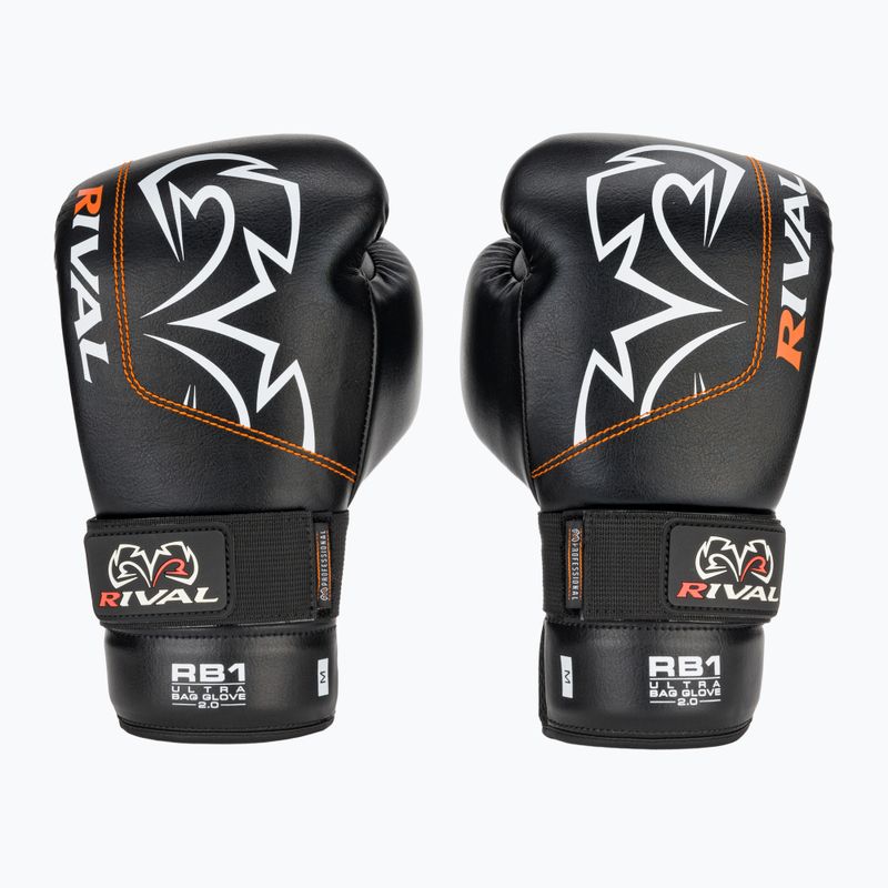 Boxerské rukavice Rival RB1 Ultra Bag 2.0 l black 2