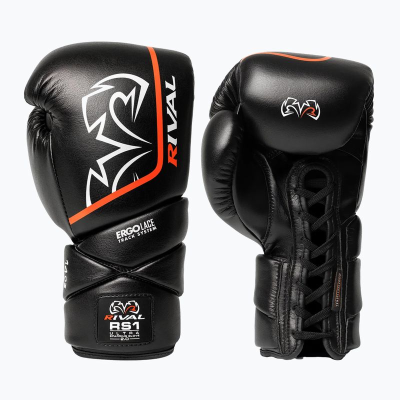 Boxerské rukavice Rival RS1 Ultra Sparring 2.0 black