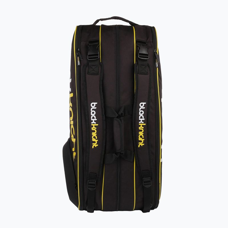 Black Knight Pro Series Tour 12R squash bag černá/žlutá 5