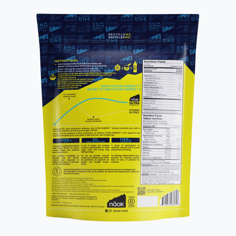 Näak Ultra Energy Drink Mix 720 g salted soup 2
