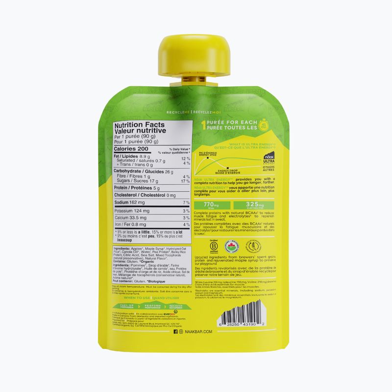 Energetický gel Näak Ultra Energy 90 g apple & maple syrup 2
