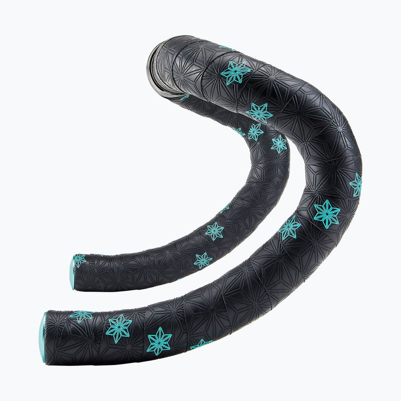 SUPACAZ Super Sticky Kush Galaxy celeste print/celeste plugs zábal na řídítka 2