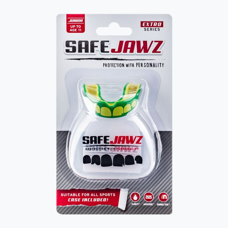 SAFEJAWZ Extro Series Green SJOGREJ Chránič čelistí