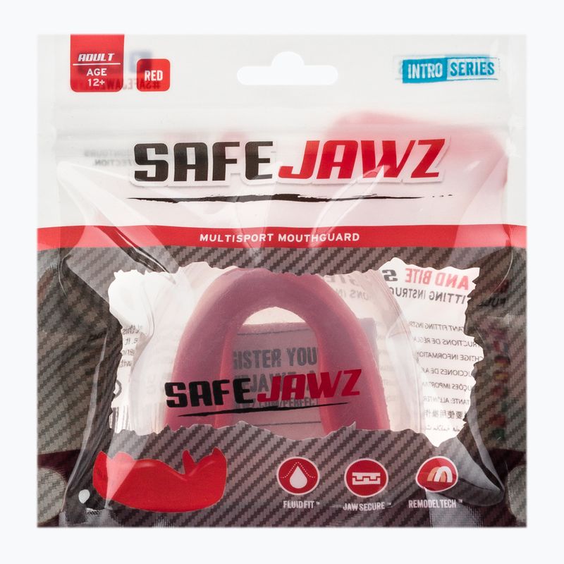 SAFEJAWZ Intro Series Jaw Guard Červený SJIREDA