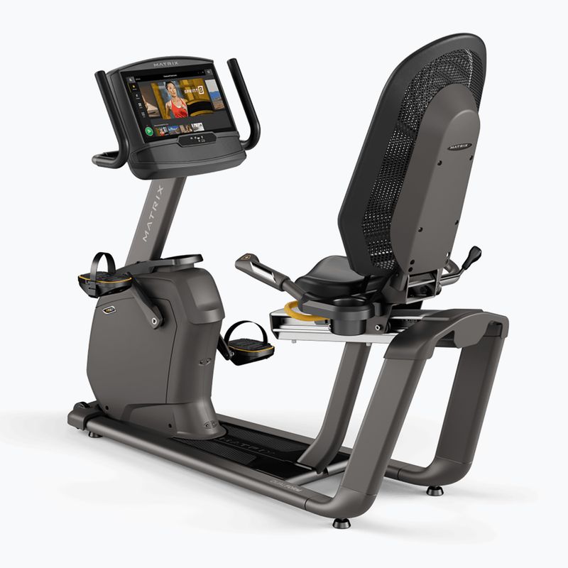 Rotoped Matrix Fitness Recumbent Bike R50XIR-02 graphite grey 2