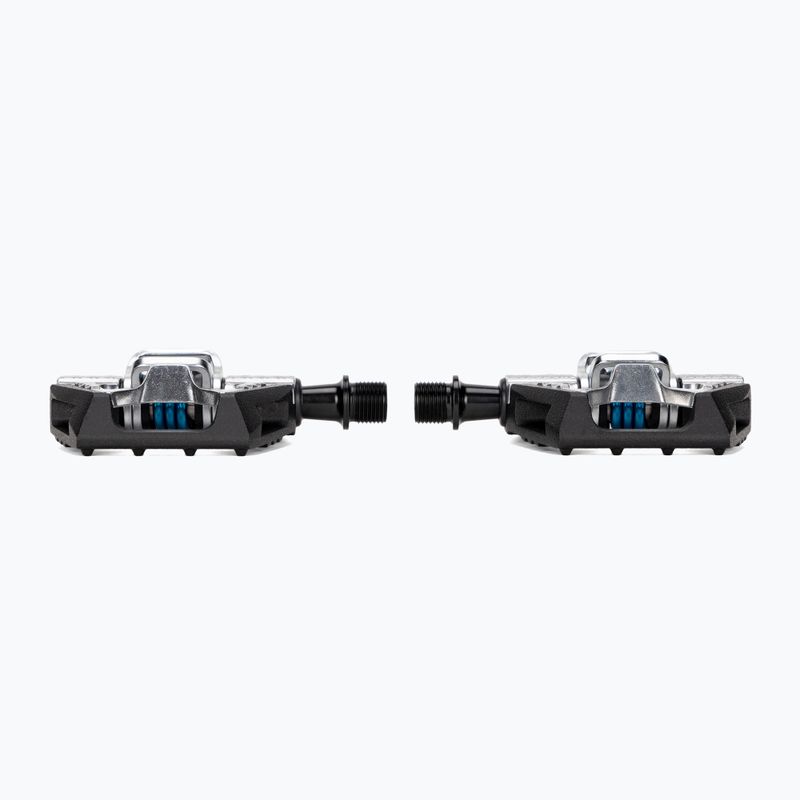 Crankbrothers Double Shot 2 černé/stříbrné/modré pedály na kolo 3