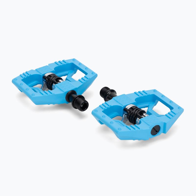 Cyklistické pedály Crankbrothers Double Shot 1 light blue/black 2