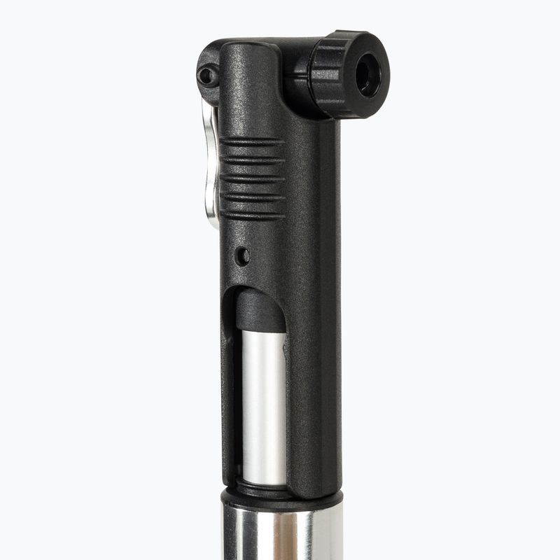 Crankbrothers Klic HV Mini Floor 110 psi stříbrná pumpička na kolo 3