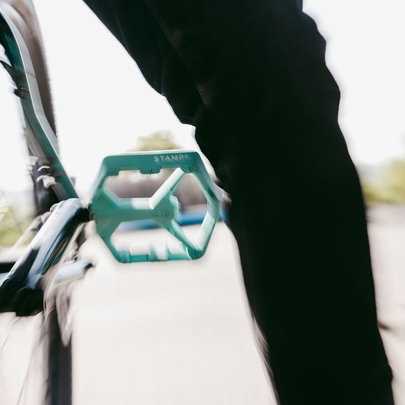 Cyklistické pedály Crankbrothers Stamp 0 turquoise 6