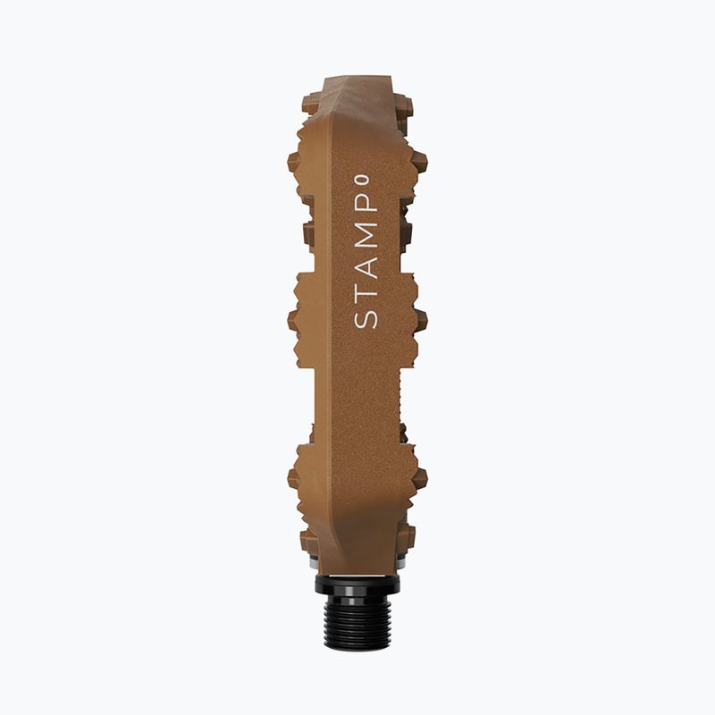 Cyklistické pedály Crankbrothers Stamp 0 brown 3
